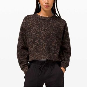 Lululemon perfectly oversized crop crew